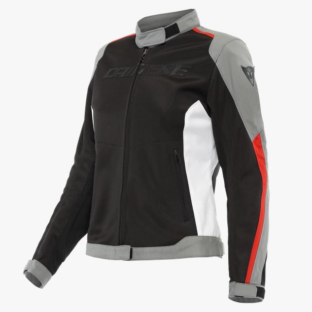 Dainese Hydraflux 2 Air Lady D-Dry Jacket BLACK/CHARCOAL-GRAY/LAVA-RED : Delivery in 5 days